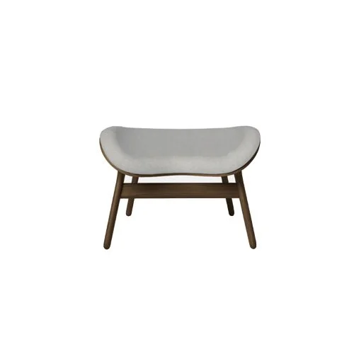 Modern Scandinavian ottoman designed to pair beautifully with A Conversation Piece Lounge Chair.