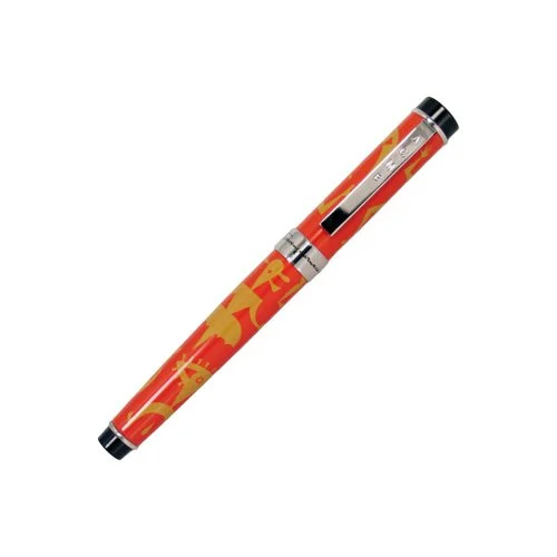 PEN L.O.P. rollerball pen by Acme Studio designed by Steven Guarnaccia, graphic metal writing tool