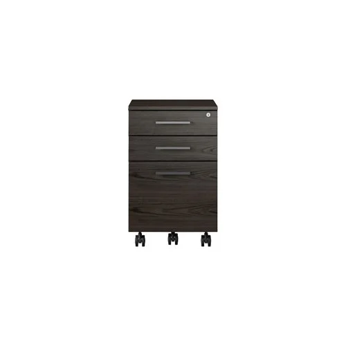 BDI Sequel 20 6107 mobile file cabinet with locking drawers and wheels.