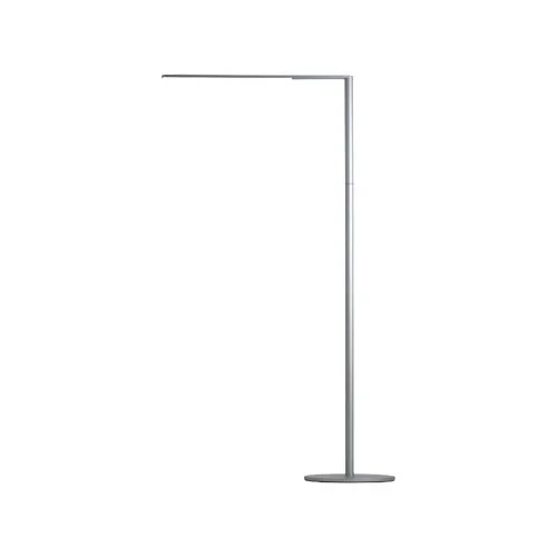 Silver Lady 7 Floor Lamp by Koncept with adjustable telescopic body and LED light.