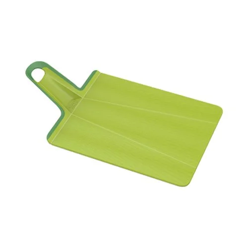 Joseph Joseph Chop2Pot green folding cutting board with soft-grip handle and non-slip feet