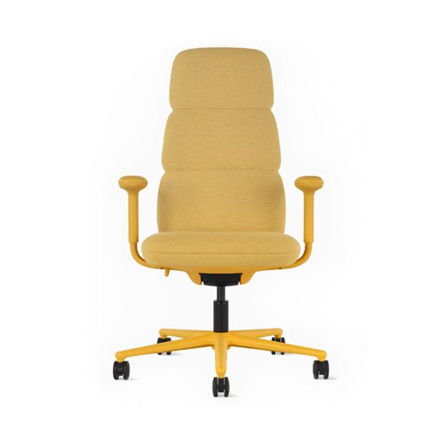 Modern task chair featuring PostureFit spinal support