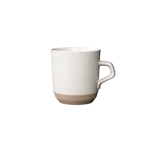 Kinto CLK-151 Large Mug in porcelain with matte glaze, showcasing Japanese minimalism and wabi-sabi design. (Copy)