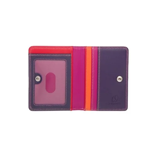 Mywalit pocket card holder with RFID protection, book-style design and popper closure