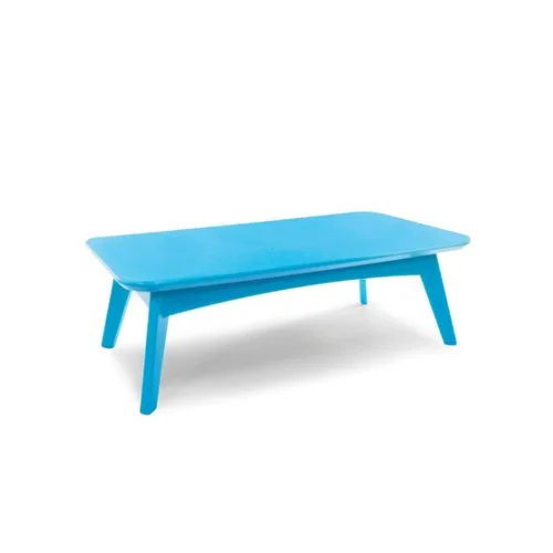 Low-profile rectangular outdoor table built from durable, sustainable materials. (Copy)