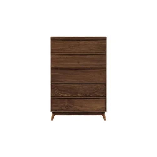 Catalina Wide Dresser by Copeland, crafted in Vermont with five spacious drawers.