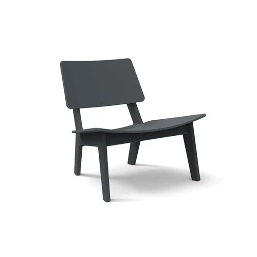 Sleek modern outdoor lounge chair by Loll Designs, crafted from recycled plastic.