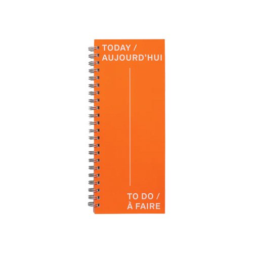 Gry Mattr To Do Notebook in apricot with tall, elegant proportions (Copy)