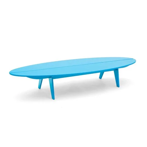 Eco-friendly outdoor coffee table with elongated silhouette, perfect for contemporary patios. (Copy)