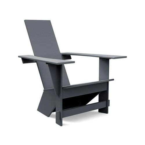 Weather-resistant HDPE chair featuring bold lines and vibrant outdoor-ready colors. (Copy)