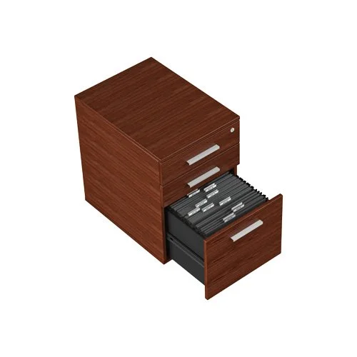 Modern low-profile rolling file pedestal from the Sequel 20 office collection.