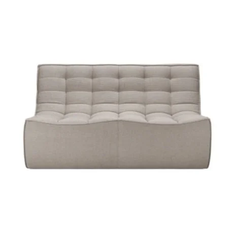 One, two, or three-seater modular sofa in modern recycled upholstery
