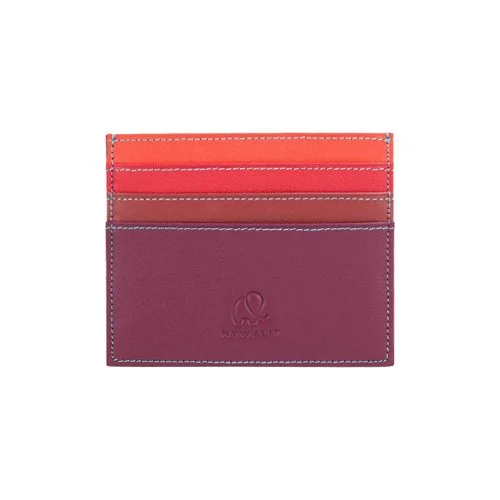 Mywalit double sided credit card holder with RFID protection, slim leather card organizer