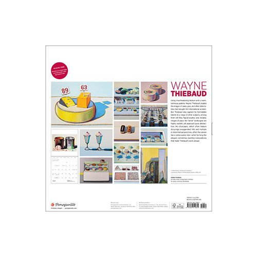 Fine art wall calendar printed with soy-based inks on premium paper