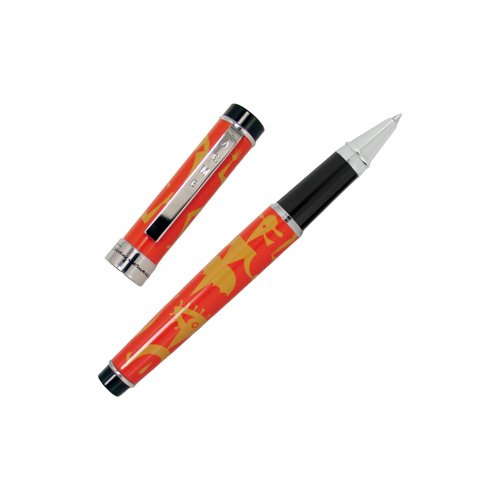 Acme Studio designer pen with illustrated pattern, everyday desk essential