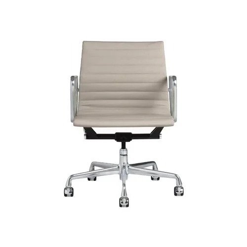 Prone leather office chair designed by Charles and Ray Eames