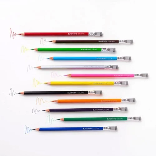 Sleek color pencils highlighting modern design language and professional creative tool keywords.