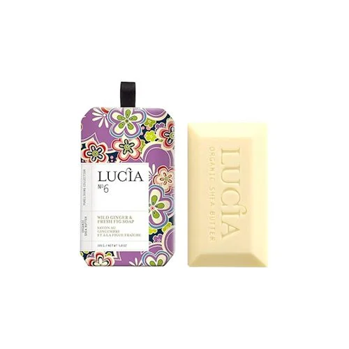 Lucia N°6 Wild Ginger & Fresh Fig triple-milled soap with shea butter