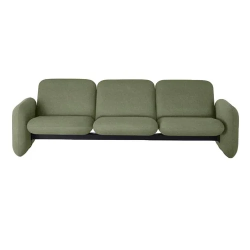 Postmodern upholstered seating with bold geometry and seamless silhouette.