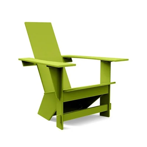Sleek modern Adirondack chair by Loll Designs, crafted from recycled plastic. (Copy)