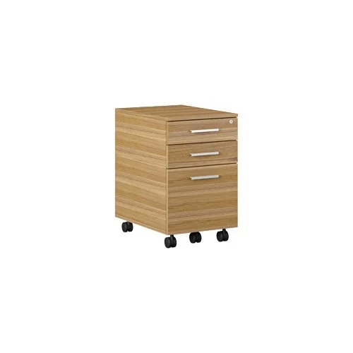 BDI Sequel 20 6107 mobile file cabinet with locking drawers and wheels.