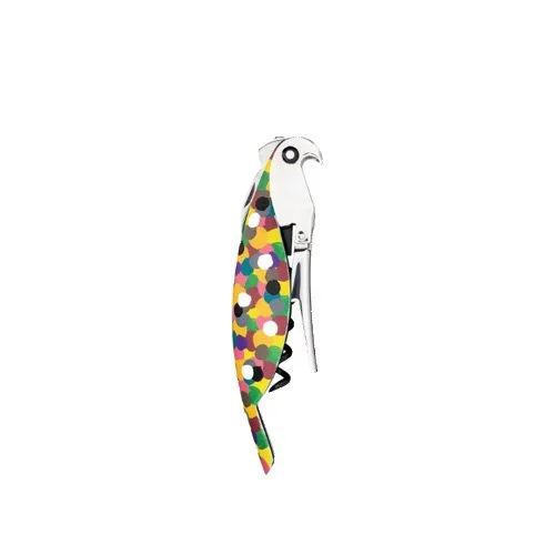 Alessi Parrot Sommelier Corkscrew in Proust – Alessandro Mendini’s playful, collectible parrot-shaped bar tool.