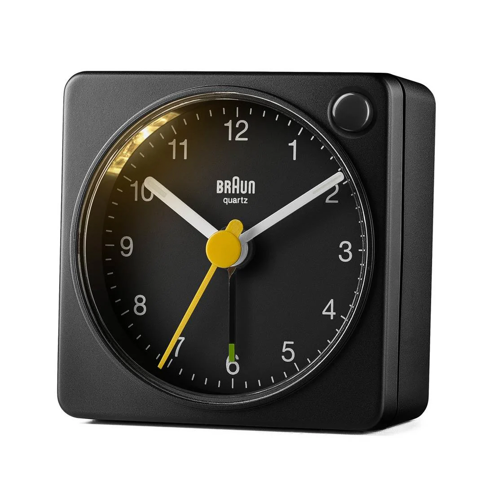 BRAUN fragment travel alarm clock 時計 置時計 BRAUN Travel alarm clock FRAGMENT コラボ時計 - メルカリ