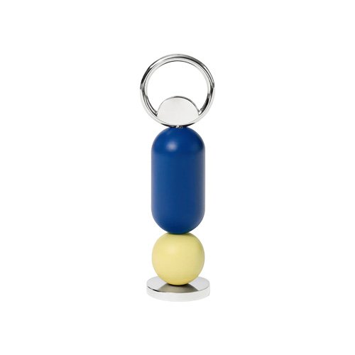 Areaware Abaco bottle opener in Blue Yellow with rearrangeable abacus-style pieces