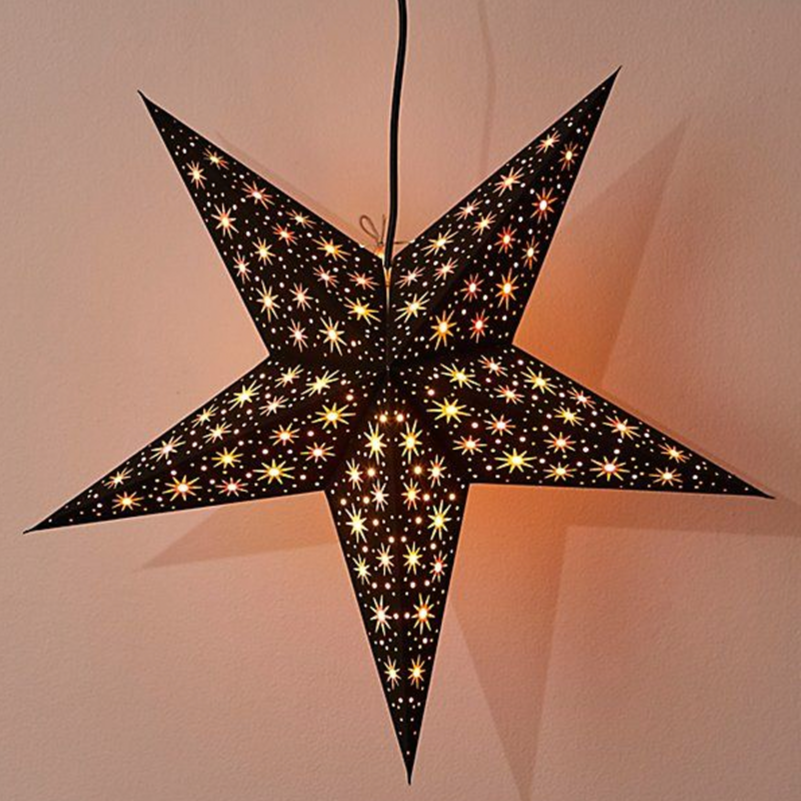 Starlet Black - Hanging Starlightz Lantern — Design Warehouse