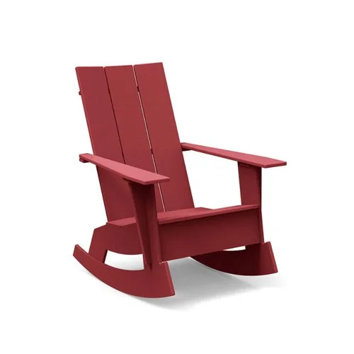 Outdoor rocking chair in minimalist silhouette, perfect for patios (Copy)