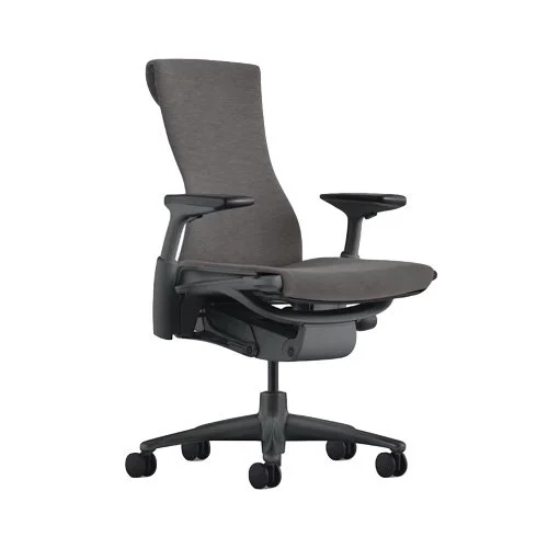 Ergonomic office chair with pixelated suspension back