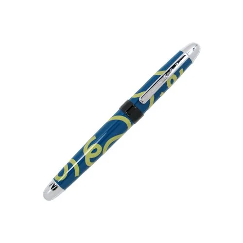 SHORTHAND rollerball pen by Acme Studio designed by Tassilo von Grolman, graphic metal writing tool