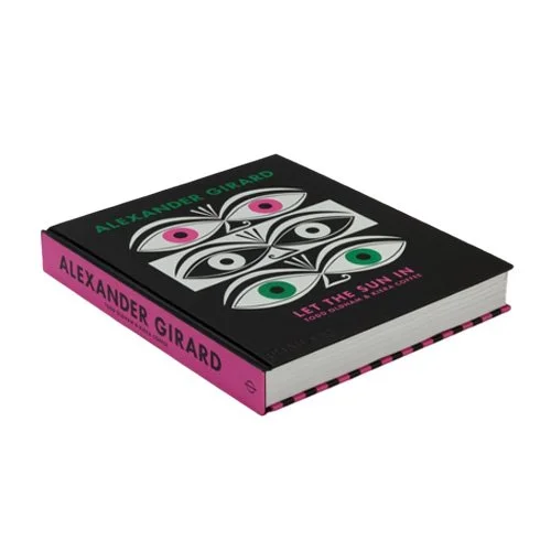 Midcentury modern design book featuring rare images and essays on Girard’s influence.