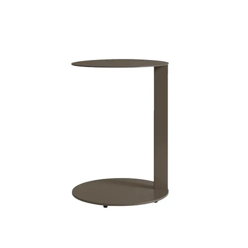 Blu Dot Note Side Table – modern powder-coated steel side table with a cantilevered design, offering a sleek and functional accent for contemporary interiors.
