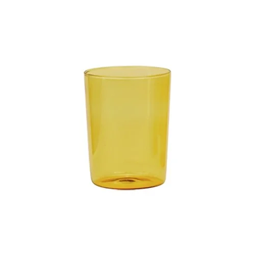 Hawkins New York Essential Glassware in Amber large 20 oz hand-blown borosilicate design.