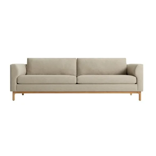 Blu Dot Guide 96" Sofa with white oak legs and clean, minimal design