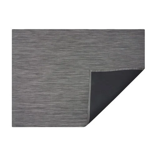 Durable Chilewich Mini Basketweave Rug, fade- and stain-resistant for indoor/outdoor use.