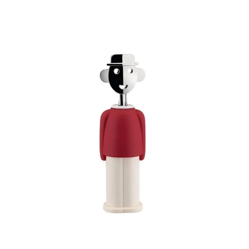 Alessi Alessandro M. Corkscrew – colorful, collectible bar tool crafted with chrome-plated zamak and resin. (Copy)