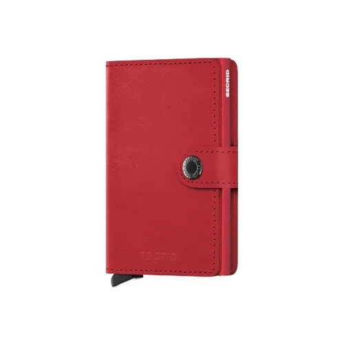 Secrid Miniwallet in multiple colorways, compact leather wallet with aluminum Cardprotector