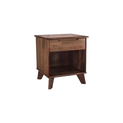 Linn Nightstand by Copeland, featuring one drawer and open shelf, crafted from reclaimed lumber. (Copy)