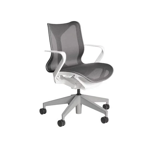 Low-back Cosm Chair by Herman Miller with breathable mesh and ergonomic frame (Copy)