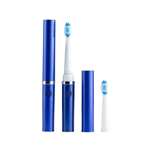 Portable sonic toothbrush with protective cap for everyday oral care