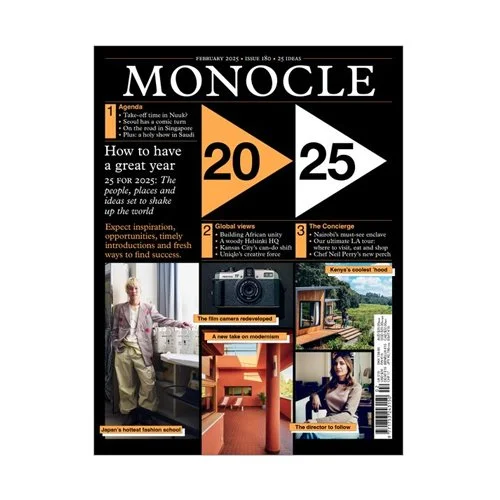 Monocle Magazine – a global publication covering business, design, culture, and world affairs with sharp journalism.