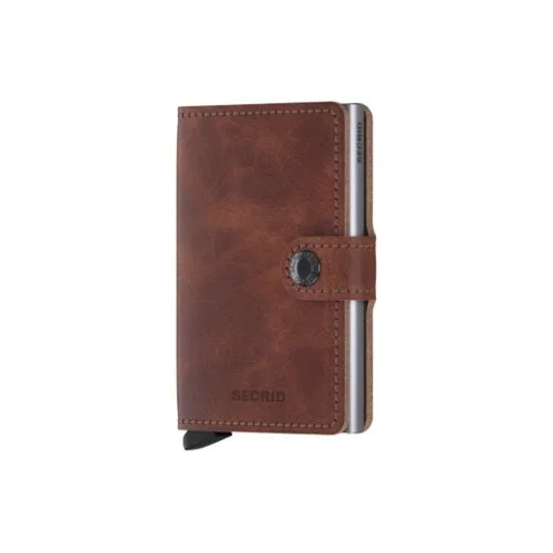Secrid Miniwallet in multiple colorways, compact leather wallet with aluminum Cardprotector