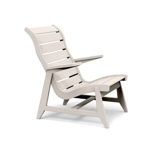 Eco-friendly Rapson High Back Lounge Chair with minimalist design, built for patios and gardens. (Copy)