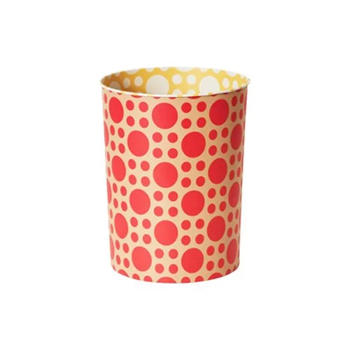 Areaware Ring Pattern Bin by Dusen Dusen, made from recycled plastic with bold circular design.