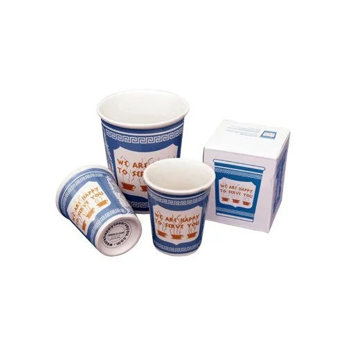 We Are Happy To Serve You ceramic mug — timeless New York design for everyday coffee moments.