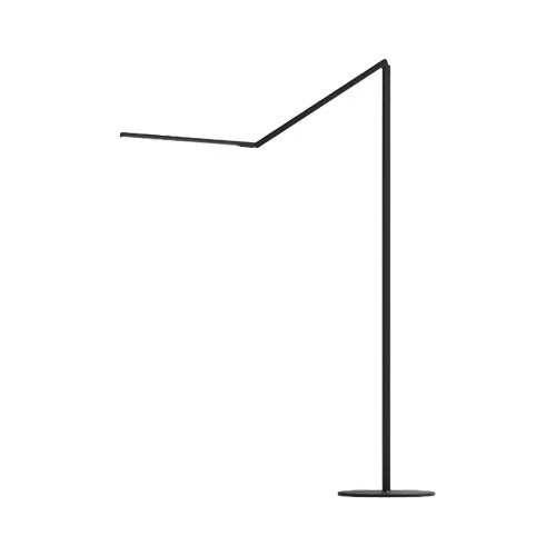Black Z-Bar Gen 4 floor lamp with articulated joints and precise LED output.