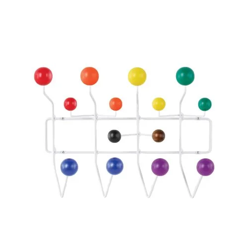 Pride edition Hang-It-All with rainbow spheres and sculptural steel frame.