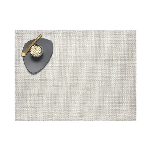 Chilewich Basketweave Placemat collection with geometric texture and versatile modern tabletop appeal.